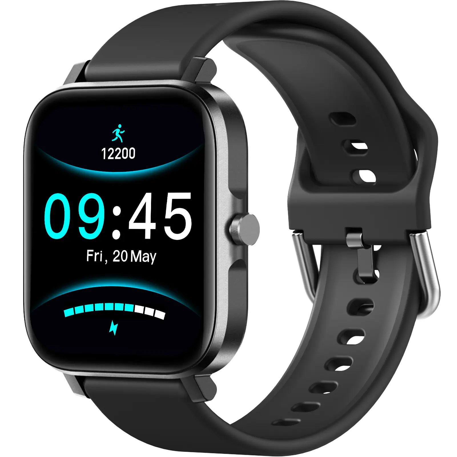 ANCwear Smartwatch for Men Women, 1.83" Display Fitness Tracker with Heart/Sleep Tracking, IP68 Step Counter Watch with 120+ Sports Modes, Compatible with Android iOS waterproof fitness