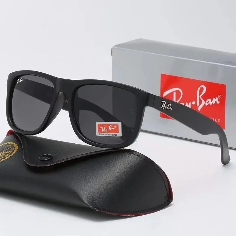 Ray-Ban Black Square Sunglasses – UV Protection Eyewear for Men & Women