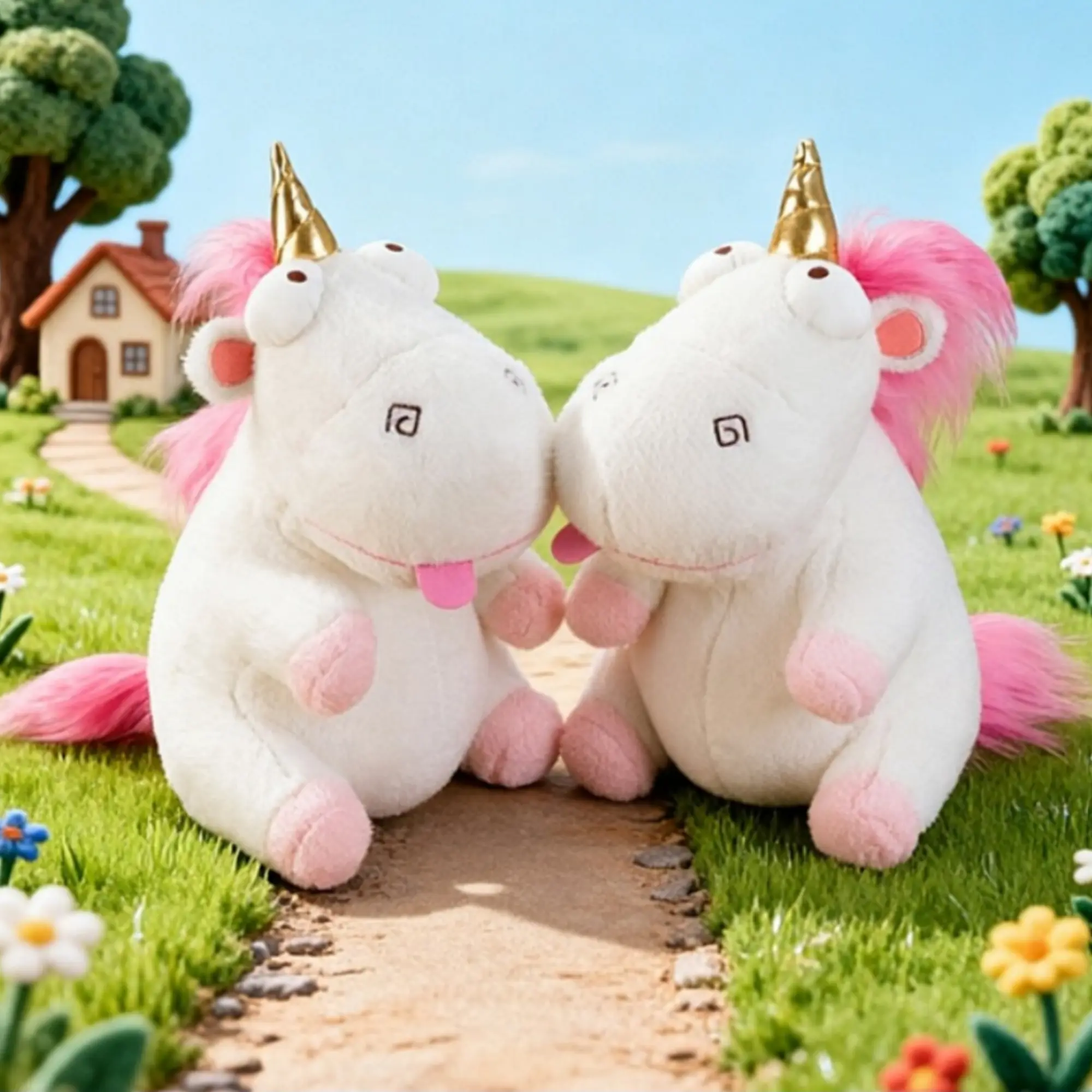 Fluffy Unicorn Plush Soft Stuffed Animal Dolls Juguetes De Bebe Gift For Kids Toy  little gifts for girls   stuffed animal