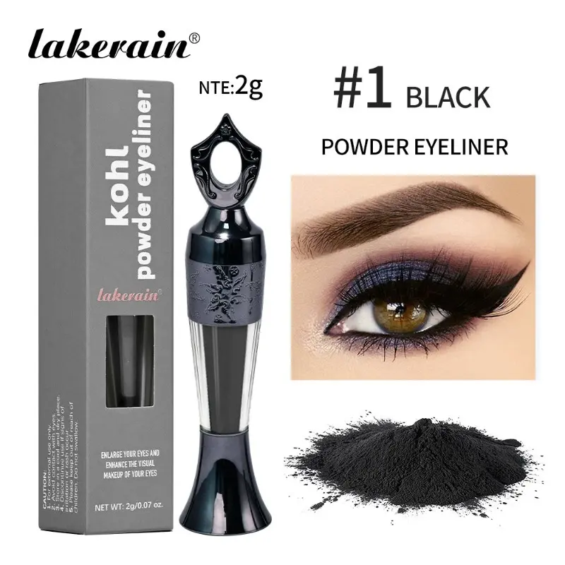 Lakerain New Scheid Eyeliner Cosmetic Powder Eye Powder Black Green Perfect Eye Makeup Products