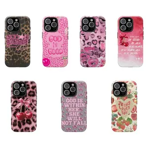 God Is Bigger Than Your Fear Leopard Print iPhone Case (For iPhone 11-17) GOD IS BIGGER THAN YOUR FEAR Iphonecase