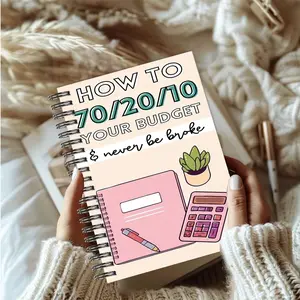 1pc A5 German Edition Family Financial Planning Spiral Notebook | Expense Tracking | Income & Expenditure Record | Savings Goals, Adult, Family & Office Financial Planning Manual