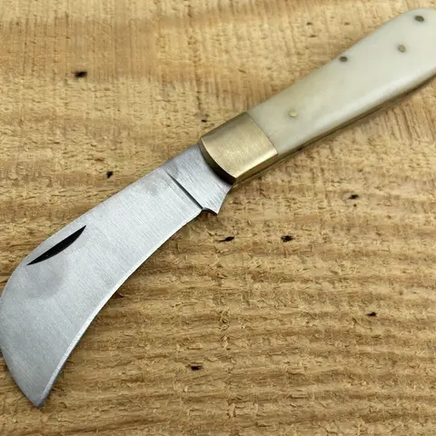 Hawksbill Pocket Knife OG Design Brass Bolsters Rivets Lockback EDC Classic Tool