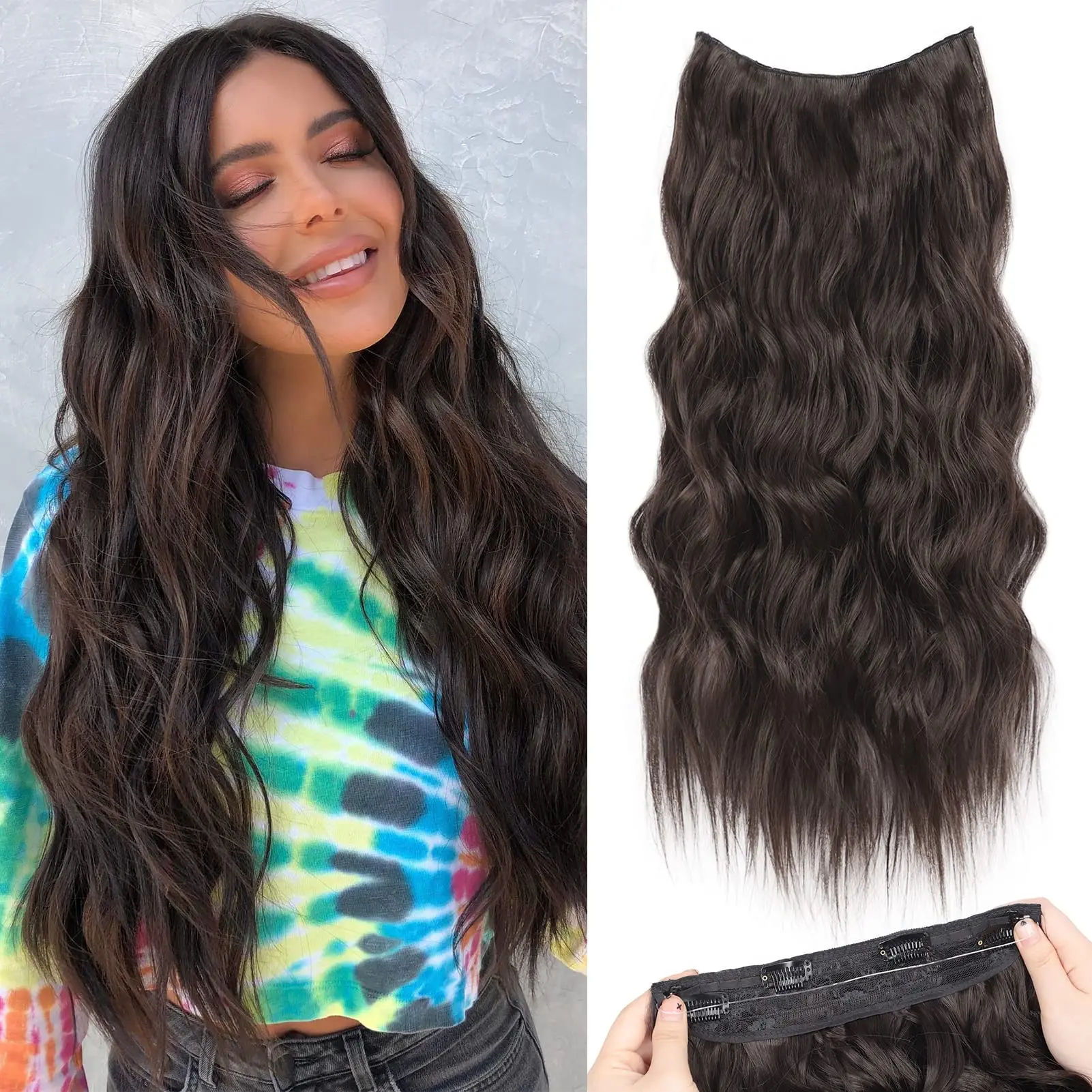 24 Inch Dark Brown