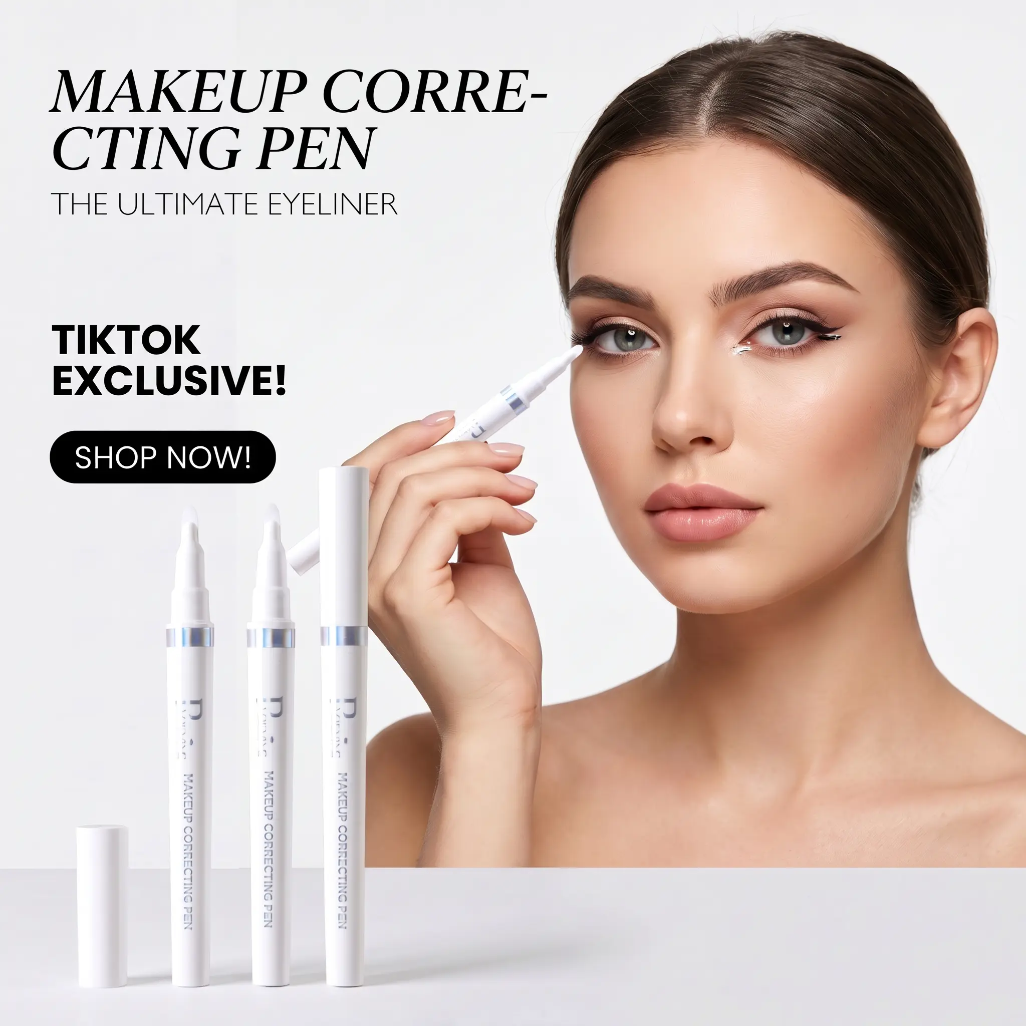 Portable Makeup Remover Pen Quick Clean Touch Up Cosmetic Corrector Tool Hot on TikTok