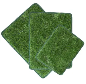 Durable Artificial Grass Dog Potty Training Pad - 1 Count | Easy-Clean, Anti-Odor Toilet Training Tool for Dogs | Perfect Dog Mat and Pet Supplies for Indoor and Outdoor Use