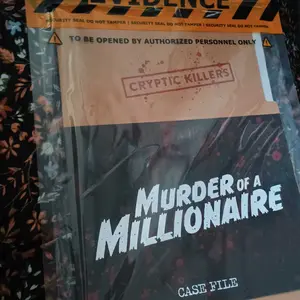 Cryptic Killers Unsolved Murder Mystery Game - Murder of a Millionaire - Cold Case File Investigation with Detective Clues