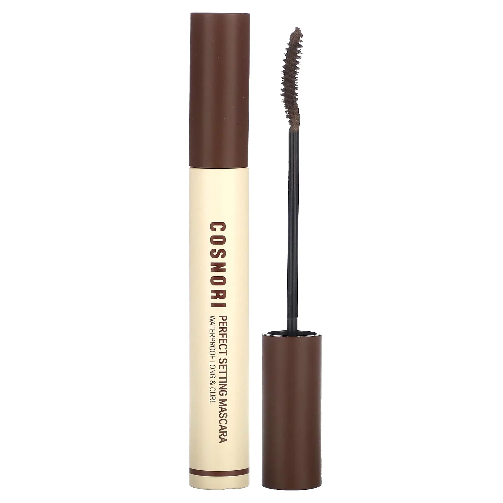 Cosnori Perfect Setting Mascara, 02 Cozy Brown, 0.24 fl oz (7 ml)
