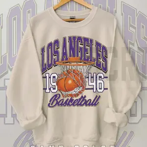Los Angeles Basketball Unisex NuBlend Crewneck Sweatshirt