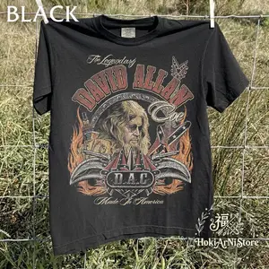 Vintage David Allan Coe Shirt, D.A.C. Outlaw Country Music Tee, Retro Graphic T-Shirt, Comfort Colors Tee, Made in America Music Fan Gift