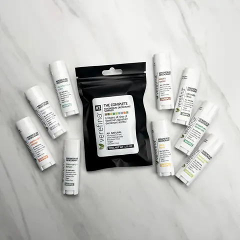 Magnesium Deodorant Sampler - Try All 9 Scents!