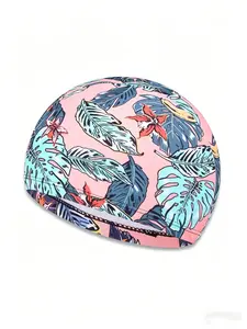 Summer Breathable Swim Cap for Women and Men, Adult Long Hair Swimming Hat, Large Head Circumference, High Elasticity, Comfortable Fit