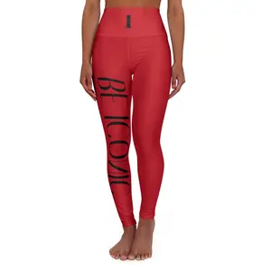 Iconic Streetwear Leggings - Dark Red, Comfortable Fit, Versatile Style, Ideal for Everyday Wear