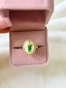 Oval Saint Jude Ring