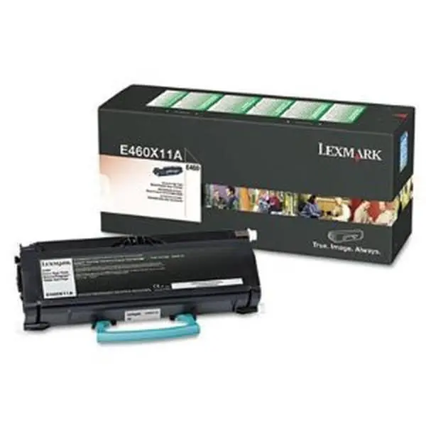 Lexmark E460Dn Laser Printer (E460 Series) - Desktop Office Printer, Includes 1 Extra High Black Return Program High-Yield Black Toner (Part Number Lexe460X11A)