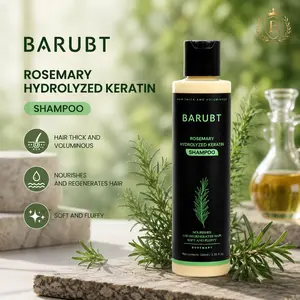 Rosemary Hair Growth Shampoo with Hydrolyzed Keratin | Oil Control & Anti-Dandruff Scalp Care | Soothes Irritation & Restores Shine, Big 7.4 fl.oz/220ml