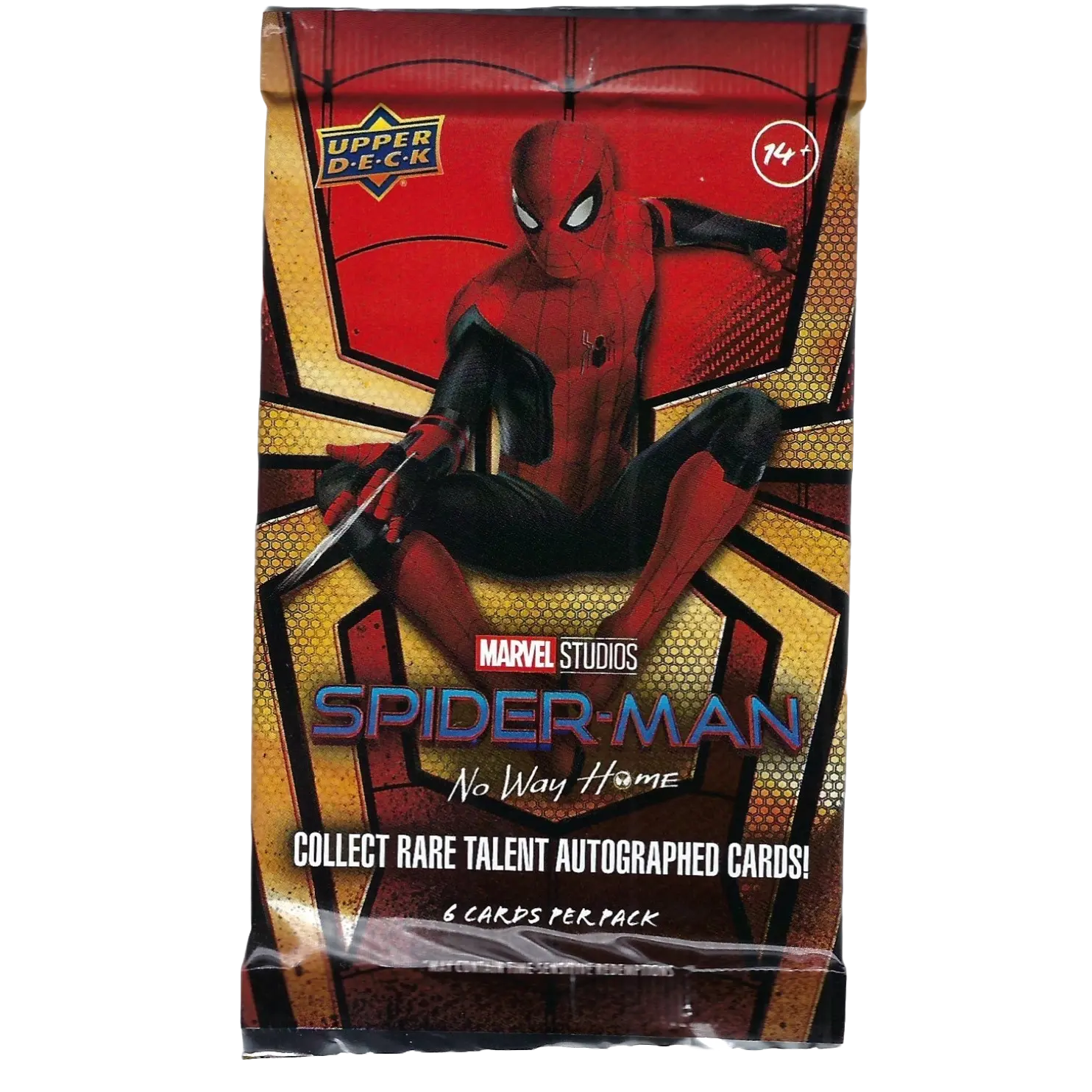 2023 Upper Deck Marvel Spider-Man: No Way Home Blaster Pack - 6 Non-Sports Trading Card Collectibles, Includes Rare Cards