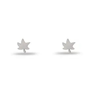 SILVER ALPHA PHI STUD EARRINGS