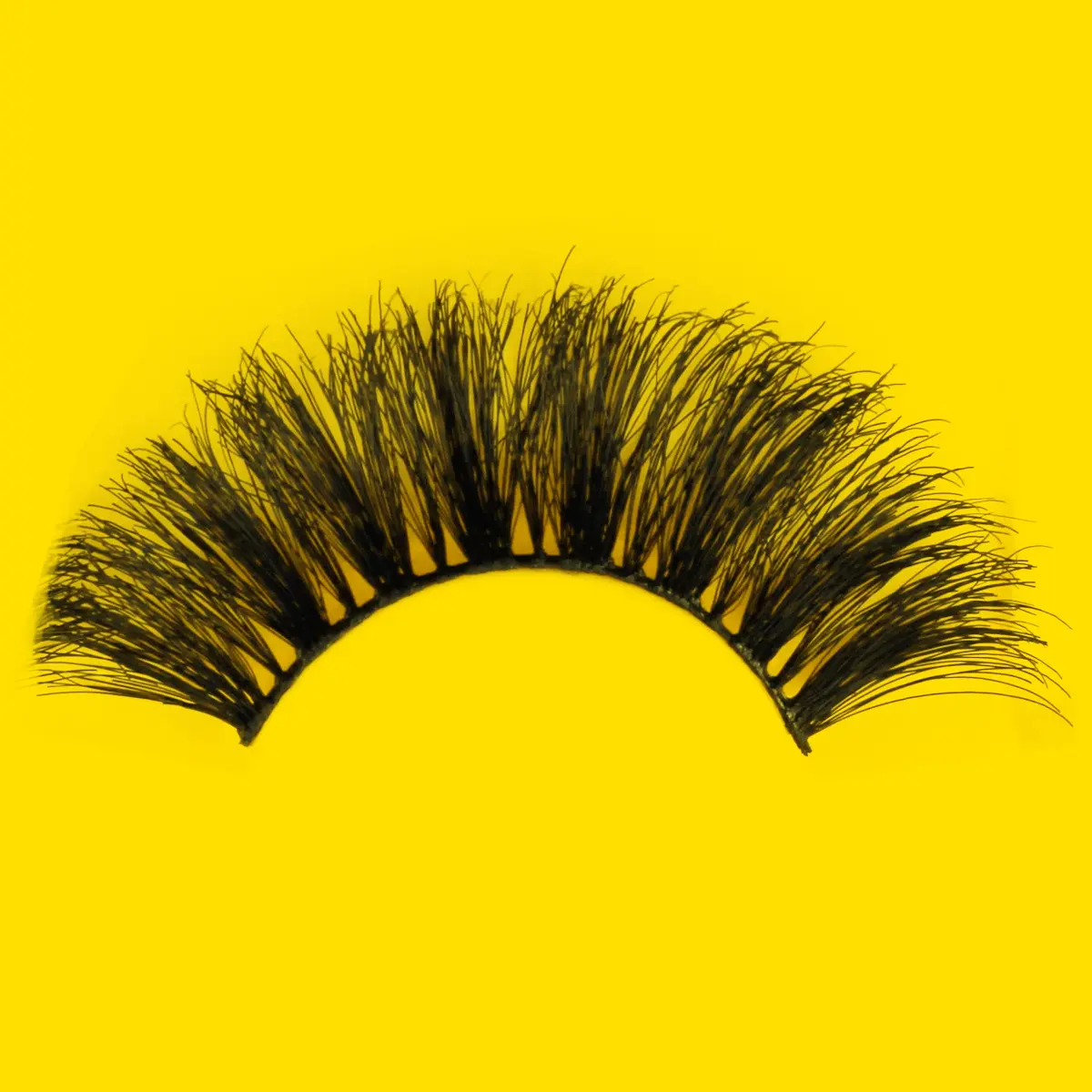 Boldface Makeup Super Stacked Bigger is Better Eyelashes-  extra fluffy, human hair, thin band, 12mm inner length, 18mm Center Length, 18mm Outer Length, 33mm Band
