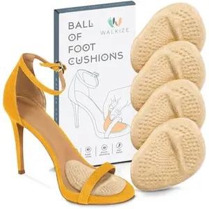 Metatarsal Pads Women | Heel Inserts for Women | Ball of Foot Cushions (2 Pairs Foot Pads) All Day Pain Relief and Comfort One Size Fits Shoe Inserts