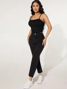 High Waist High Stretch Rich Denim Jeans, Women's Fashion Jeans, Pants, Comfortable and Stylish, Perfect for Daily Wear, All Seasons, Fit