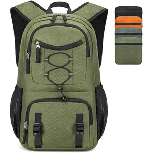 Nerlion Lightweight Foldable 35L Hiking Backpack Travel Backpack for Men Women Camping  Outdoor Hiking Daypack Backpack Green