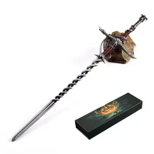 Real Full Metal Elden Ring Sword Replica - High Detail Collectible Model with Stand |   Gamer Gift & Home Decor