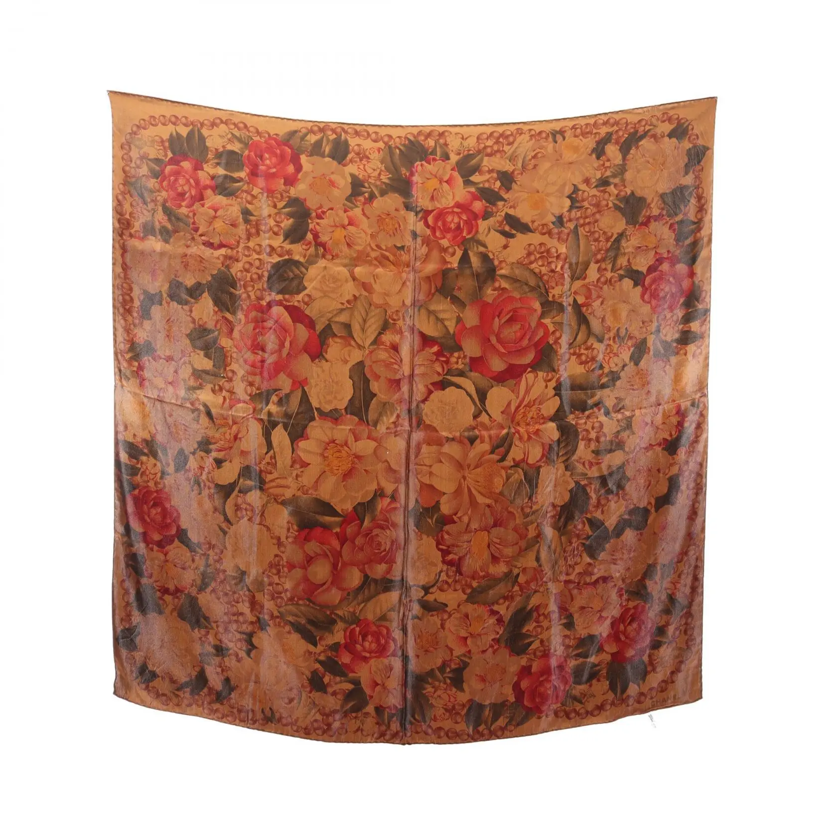 Pre-owned CHANEL Silk Small Leather Goods Scarf