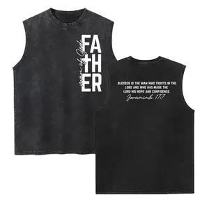 Man of GodWashed Vest, Jeremiah 17:7, Christian Dad Gift