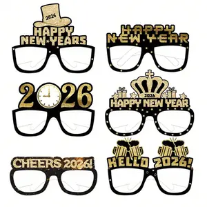 New Year Countdown Glasses 2026 Set of 12, New Year Party Supplies 2026, New Year Decorations 2026, New Year Eyewear Accessories