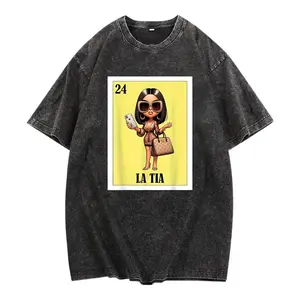 Amusing Mexican Family Designs Including Aunt Fresa Version La Tia Wash T Shirt