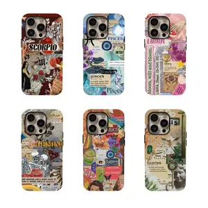 Astrological Zodiac Sign Phone Case, Gemini Scorpio Horoscope Phone Cover, Aries Leo Birth Year Gift