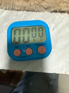 Kitchen Timer - Blue Digital Timer with MIN SEC M S Buttons for Cooking and Baking