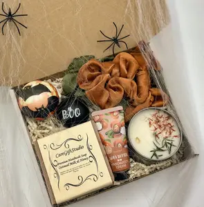 Spooky Halloween Gift Basket with Boo Box Scented Soap, Halloween Care Package