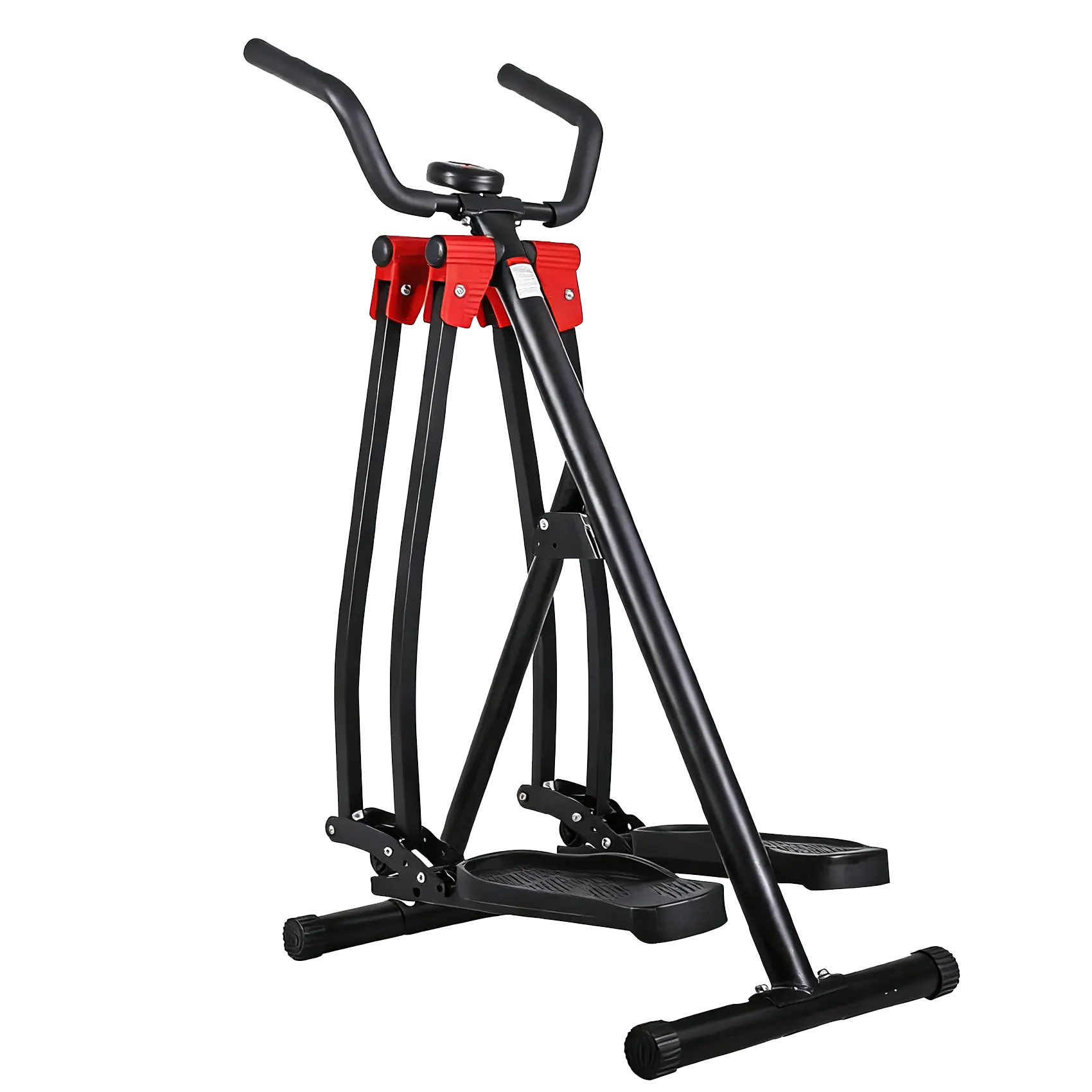 Air Walker Exercise Machine - Foldable Portable Walking Trainer for Home Gym, Low-Impact Aerobic Stepper with Adjustable Resistance, LCD Monitor, Portable Walking Machine, Lcd Display, Compact, Easy Storage