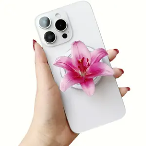 3D Floral Magnetic Phone Grip| Lily, Orchid & Flower Designs