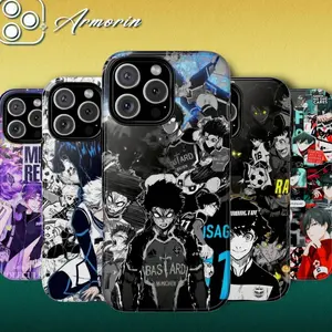 Blue Lock Anime Phone Case, Dual Layer Protective Cover for iPhone 17 16 15 14 13 12 11 & Samsung Galaxy S26 S25 S24 S23 S22 S21 [BL01]