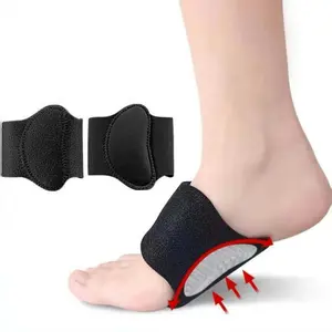 2 Pieces (1 Pair) - Equipped with Figure-8 Heel Cushions. Features an ergonomic design, breathable fabric, and durable plastic construction for comfortable shock absorption-helping to relieve fatigue.