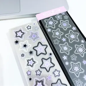 [Borah Studio] Shining Star Sticker Sheet (Purple, 2 styles)
