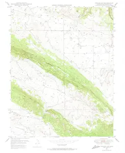 Gypsum Gap Colorado USGS Topographic Quadrangle Map, 1948, 1:24000
