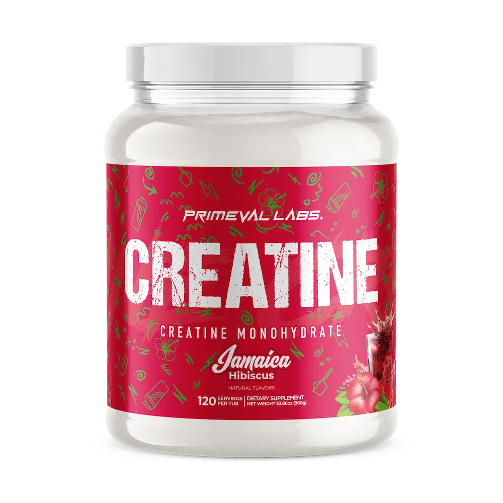 Primeval Labs Creatine Monohydrate Powder - 120 Servings and Travel Sticks, Agua Fresca Flavors, Zero Sugar