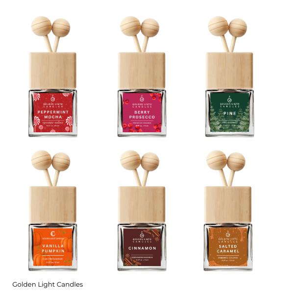 Holiday Edition Scented Car Vent Air Freshener - Long Lasting Car Vent Fragrance Diffuser - 60+ Days