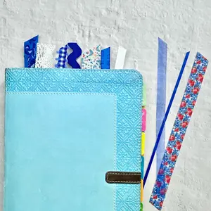 Bible Ribbons - Vintage Blues • Pioneer Woman inspired - Bible bookmarks • Assorted patterns • 10 pack • Ribbon bookmarks reading bookmark