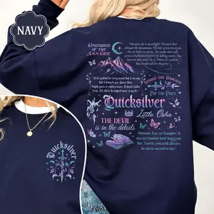 Quicksilver Book Sweatshirt, Fantasy Bookish Merch, Inspired Callie Hart, Kingfisher Shirt, Romantasy Bookish Gift, Callie Hart Merch
