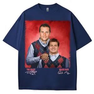 Tom Brady Drake Maye Step Brothers Football T-Shirt, Step Brothers Football Shirt, New England Football Tee, Gay For Maye, I Love Maye Shirt