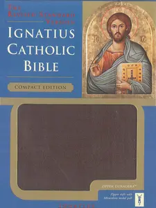 Ignatius Catholic Bible-Compact RSV Small Print Edition, Burgundy W/Zipper