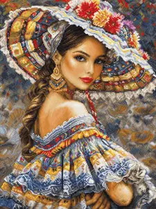 The Mexican Fest¬† B706L Counted Cross-Stitch Kit