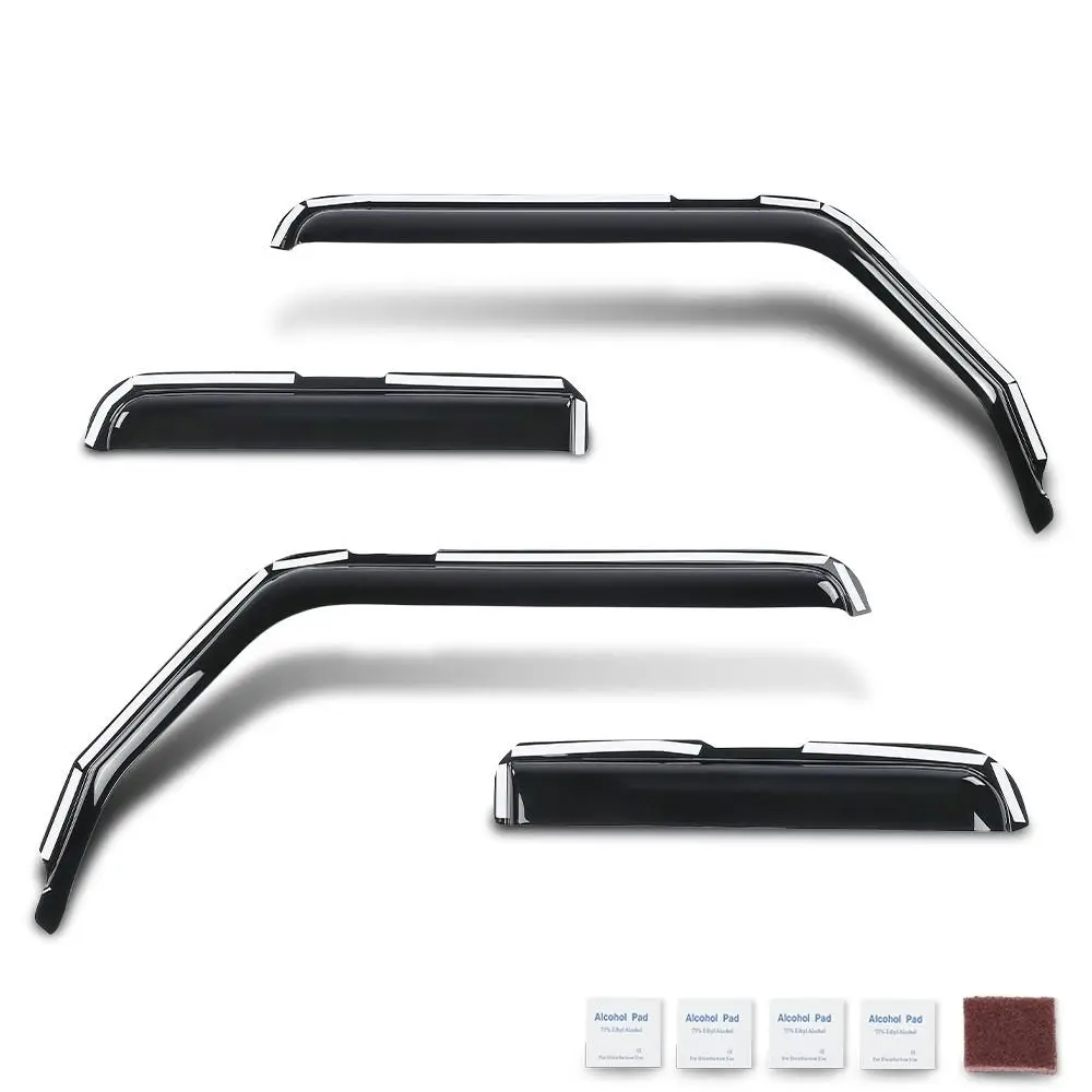 Rain Guards Fit For 2020-2026 Jeep Gladiator Window Vent Visors Window Deflector