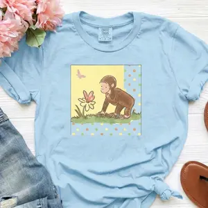 Curious George Unisex Tee, Vintage Cartoons, Pinterest, 90s Style Baby Tee, Comics, Soft Girl, Ahs Style, Nostalgia, Streetwear