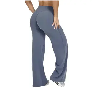 NCLAGEN Impact Leggings With Logo Printed Women Seamless Yoga Pants Fitness Workout High-Waisted Comfortable